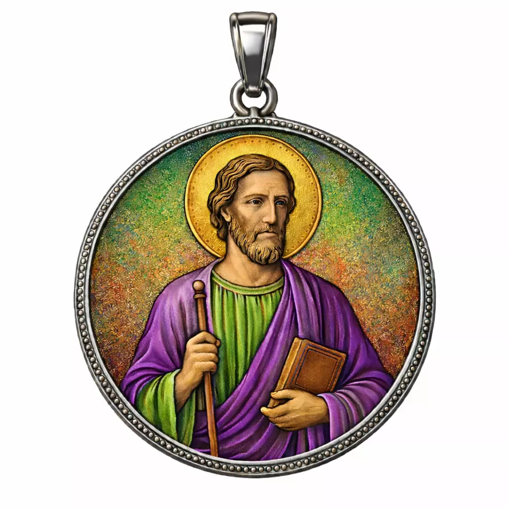 Pendant Saint Joseph Pendant Religious Saint Jude Pendant 3D print model