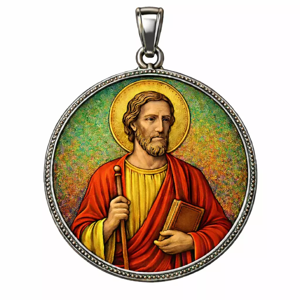 Pendant Saint Joseph Pendant Religious Saint Jude Pendant 3D print model
