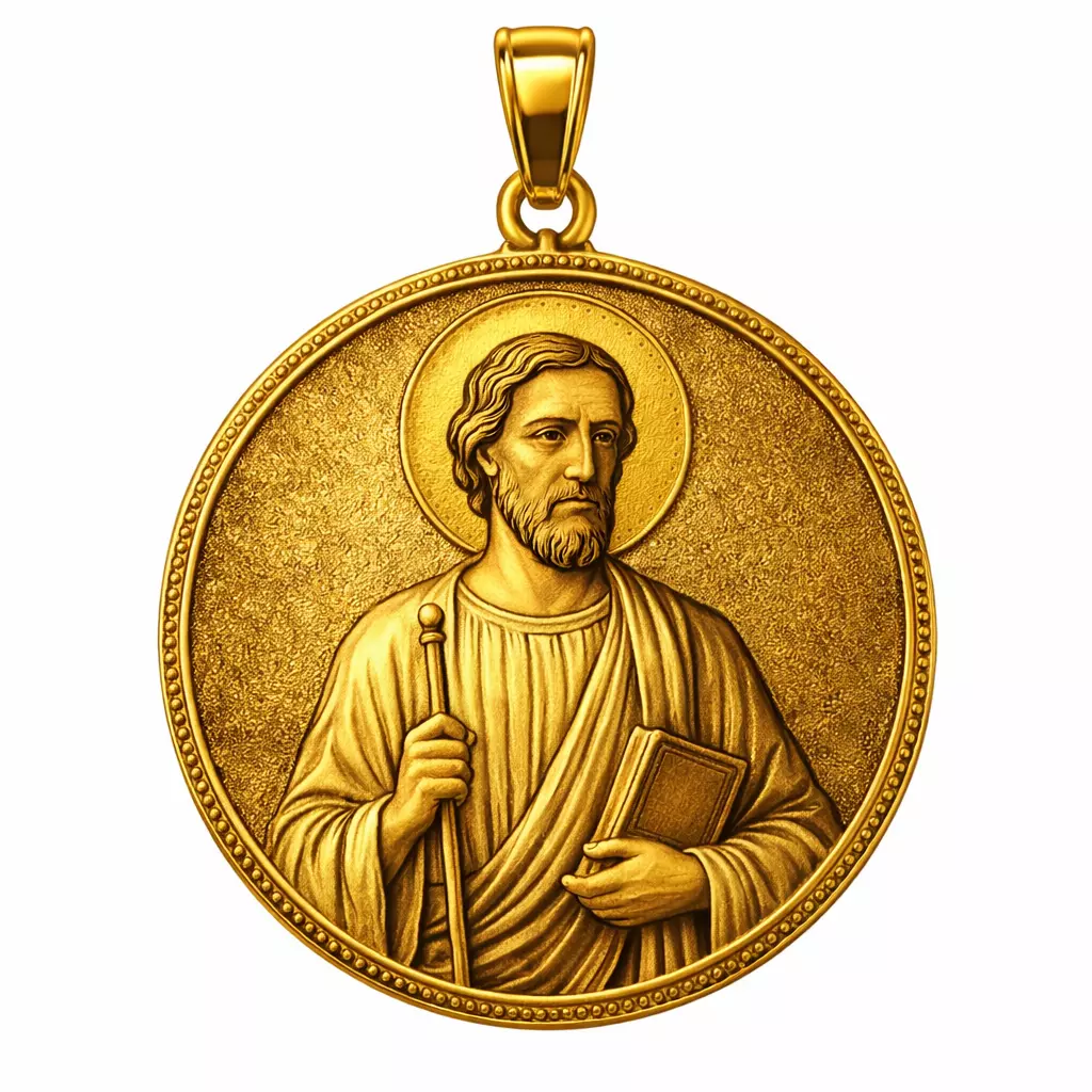Pendant Saint Joseph Pendant Religious Saint Jude Pendant 3D print model