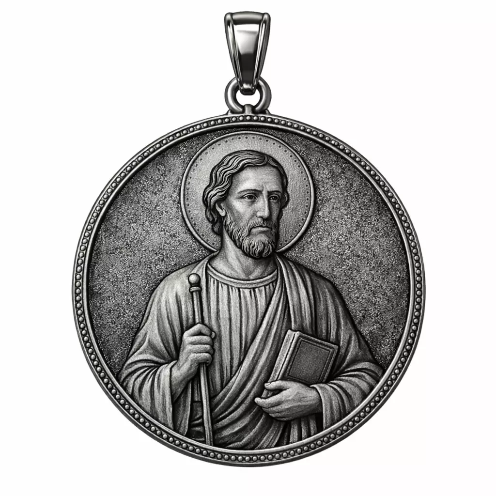 Pendant Saint Joseph Pendant Religious Saint Jude Pendant 3D print model