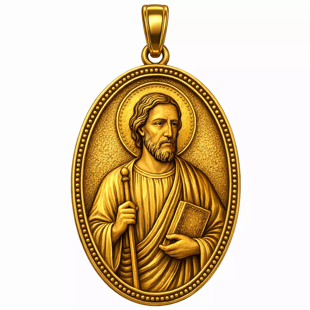 Pendant Saint Joseph Pendant Religious Saint Jude Pendant 3D print model