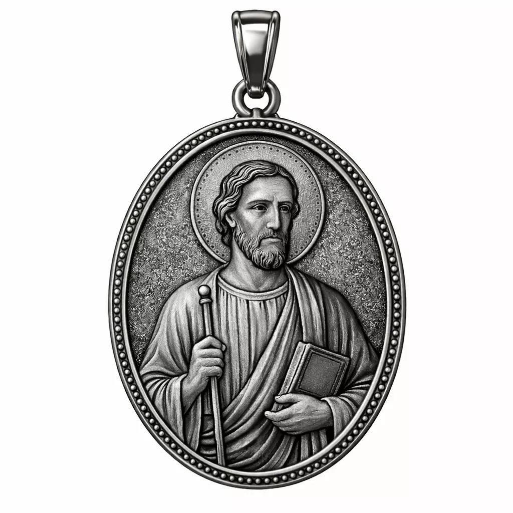 Pendant Saint Joseph Pendant Religious Saint Jude Pendant 3D print model