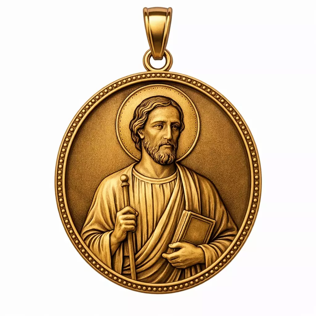 Pendant Saint Joseph Pendant Religious Saint Jude Pendant 3D print model