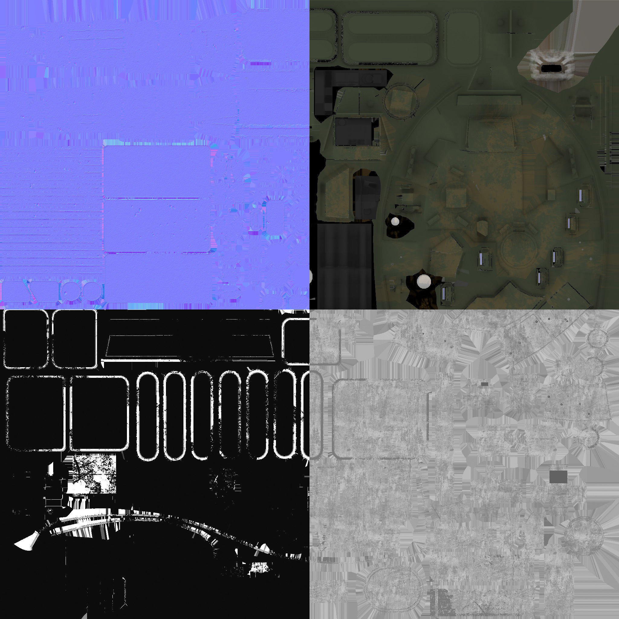 BTR-90 Russian APC Low-poly 3D model_10