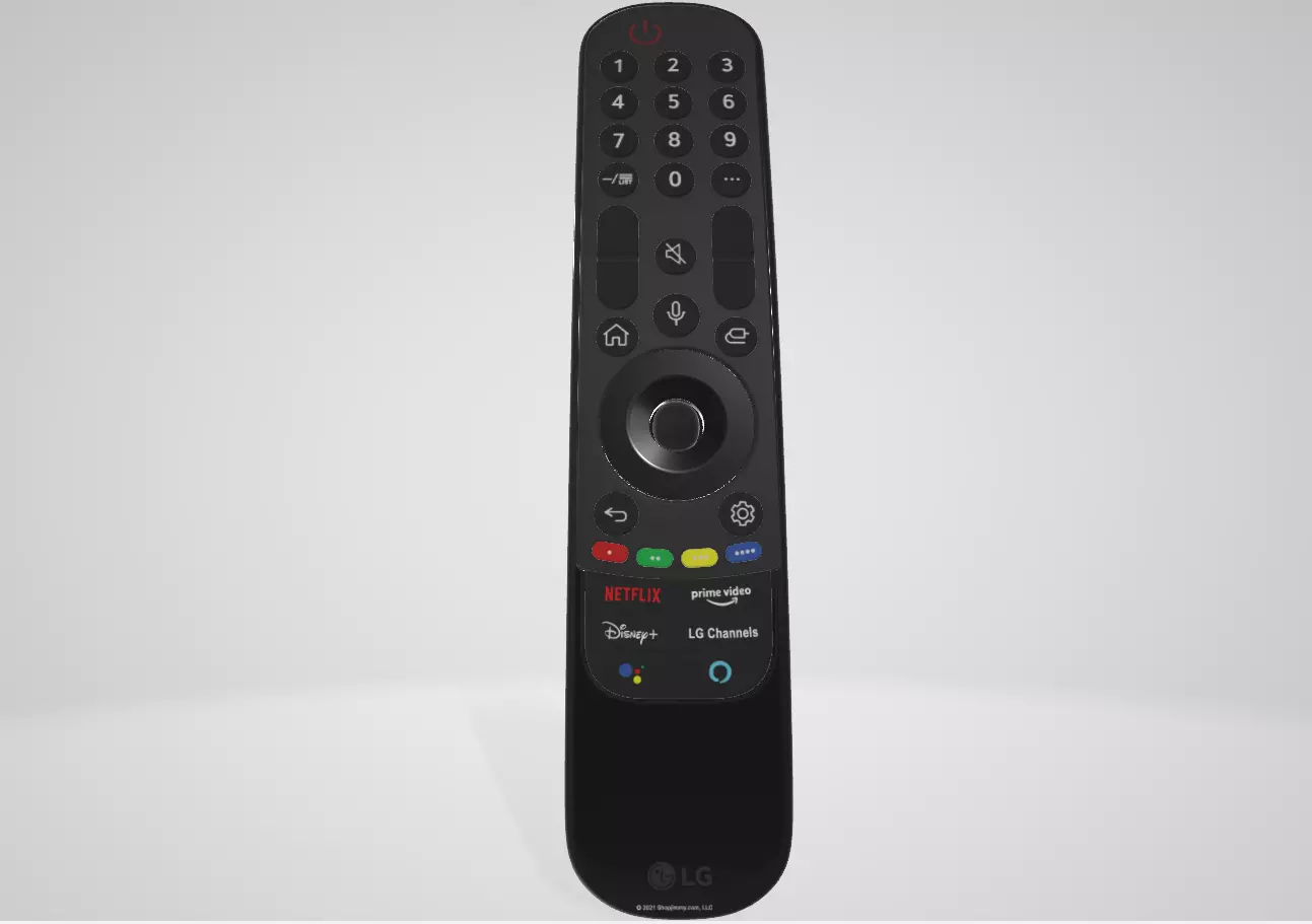 Magic Remote for LG Smart TV Remote Control Low-poly 3D model