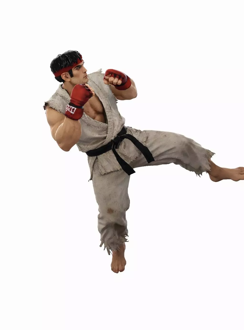 Realistic Martial Arts Fighter Character 3D model