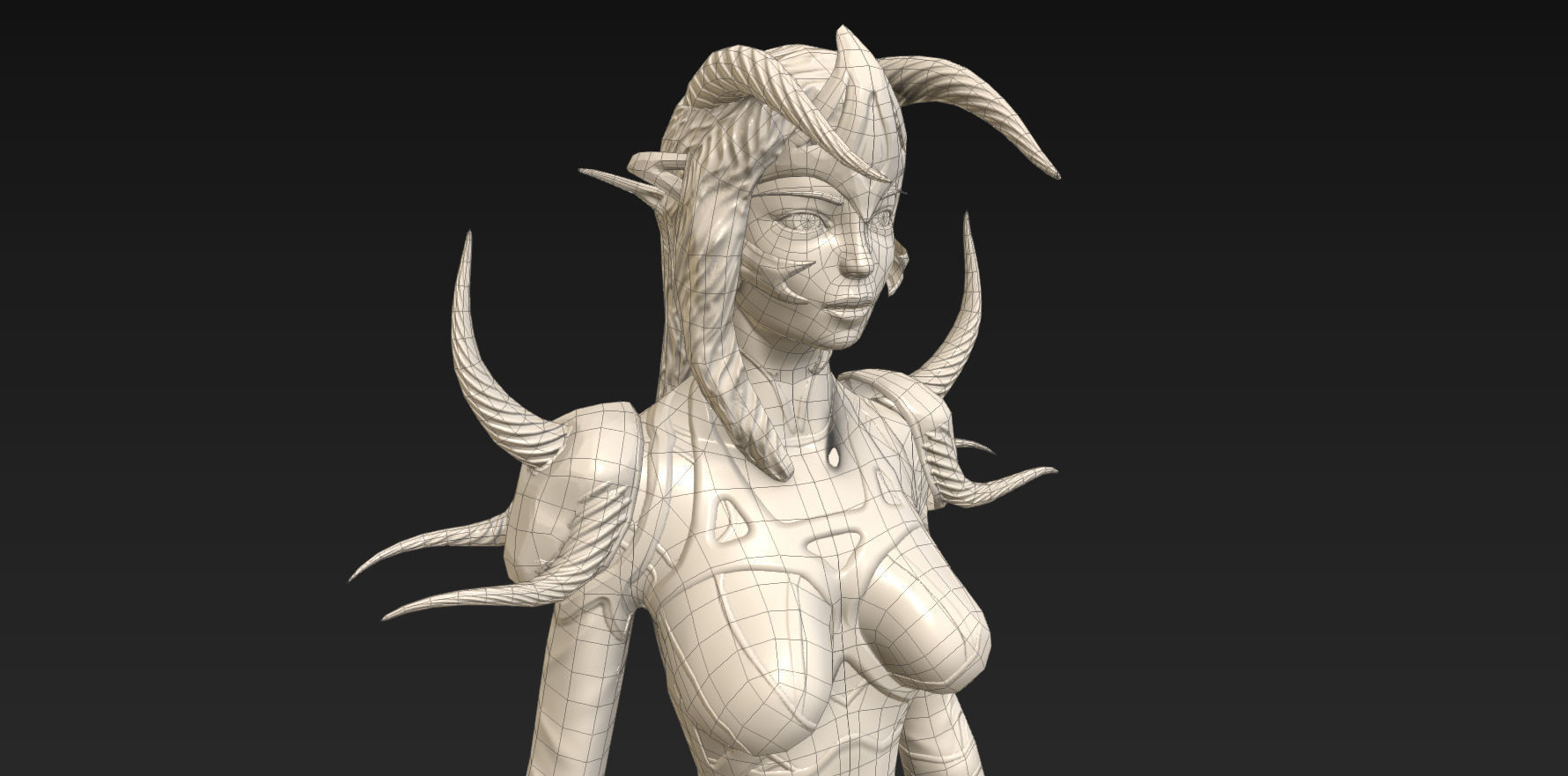 Druid of the Ages Low-poly 3D model_5