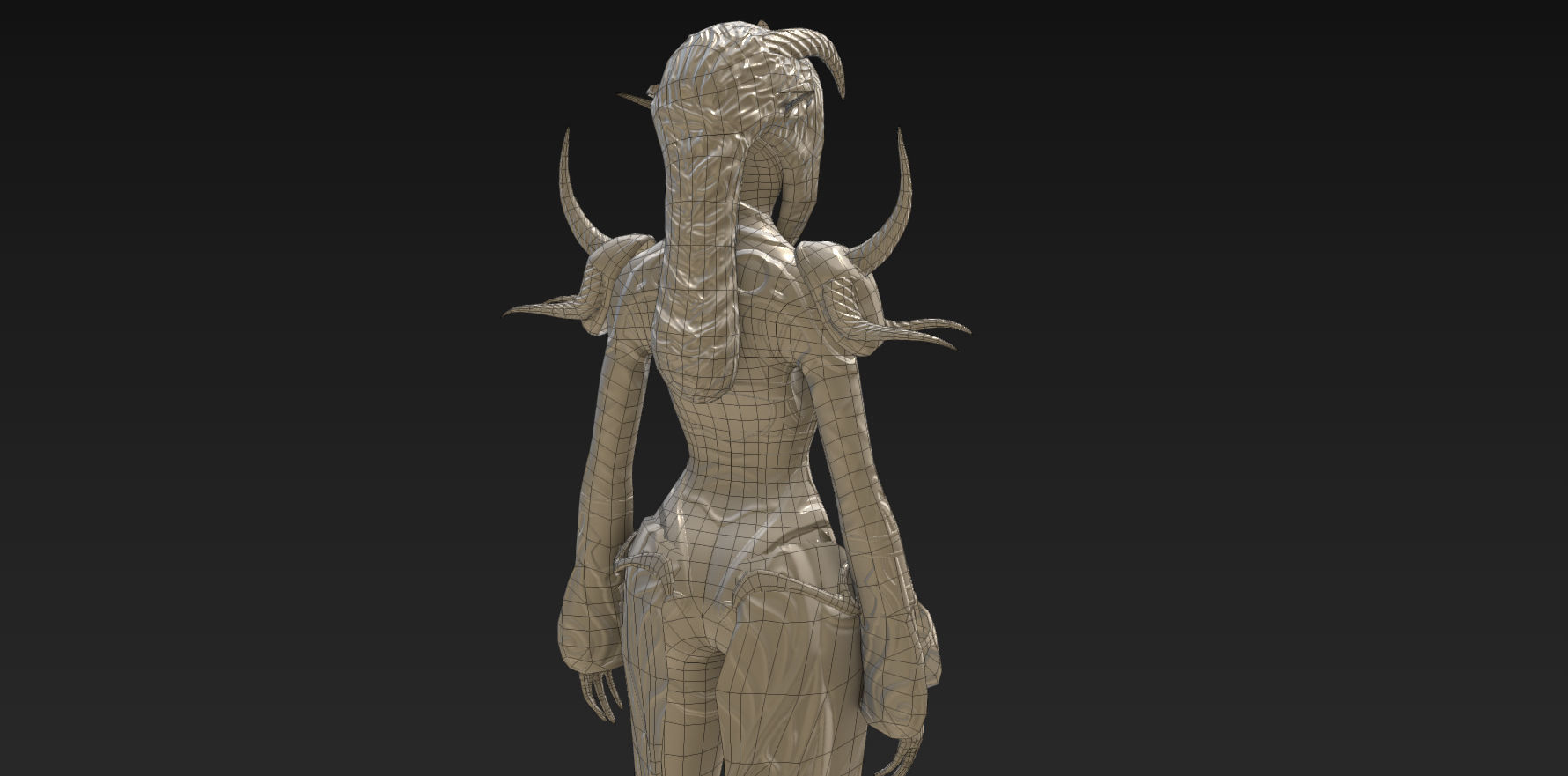 Druid of the Ages Low-poly 3D model_3