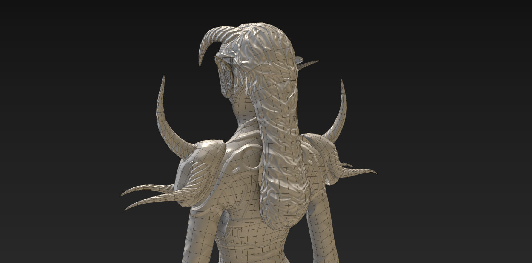 Druid of the Ages Low-poly 3D model_2