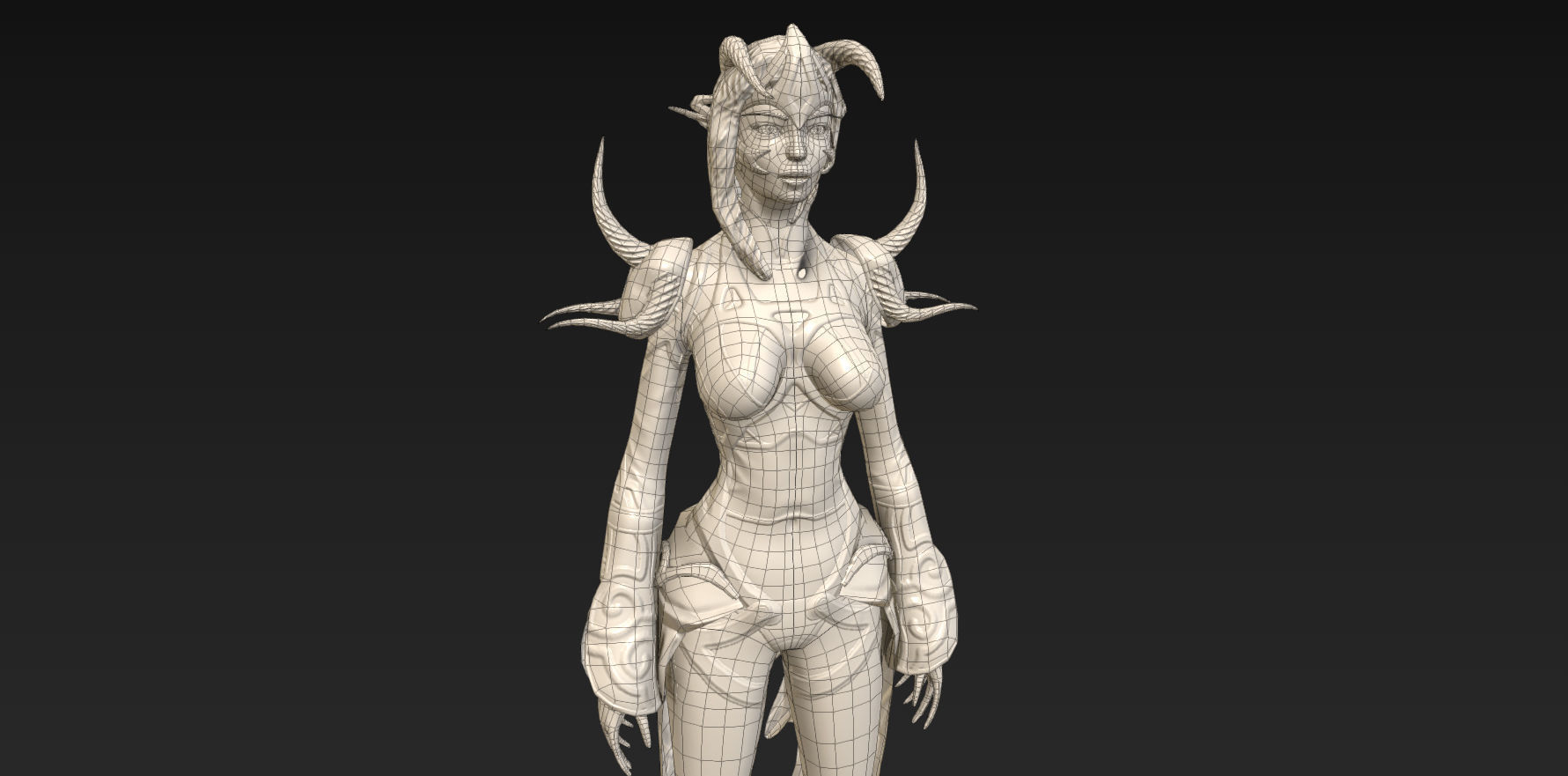 Druid of the Ages Low-poly 3D model_1