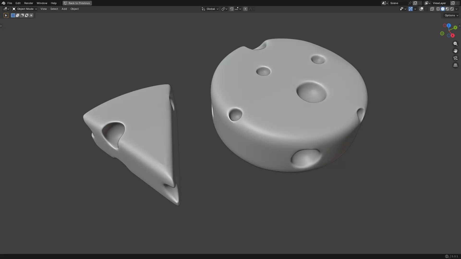 Cheese 3D print model