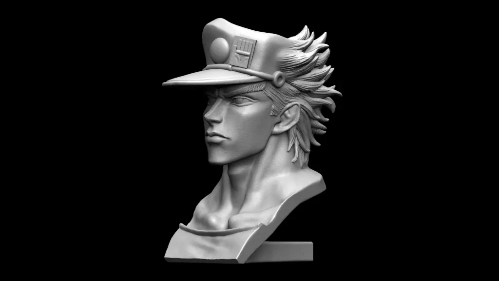 the bizarre adventure Bust V1 STL for 3D print model