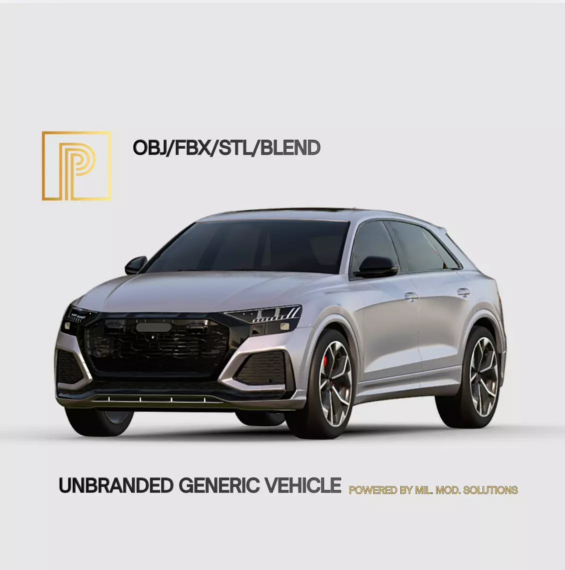 Unbranded High Poly German Sportscar Game Ready 3D model