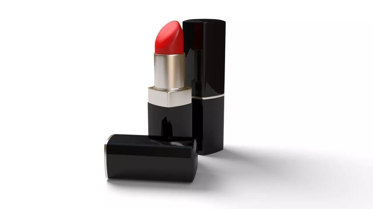 Square Lipstick  3D model_0