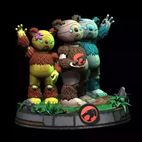 Thundercats Diorama Berbil STL files 3d printing collectibles