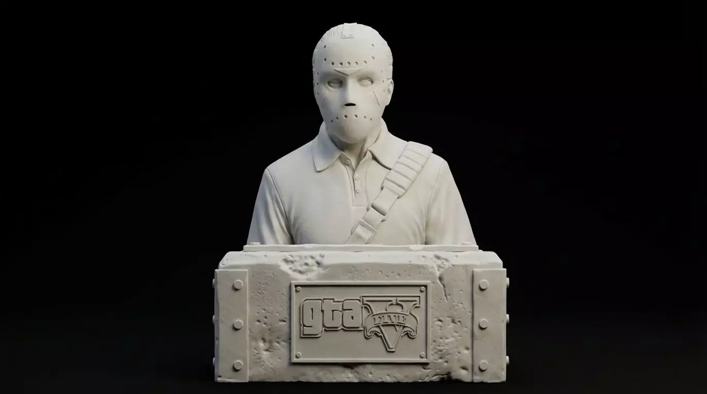 Hockey Mask GTA V 3D print model