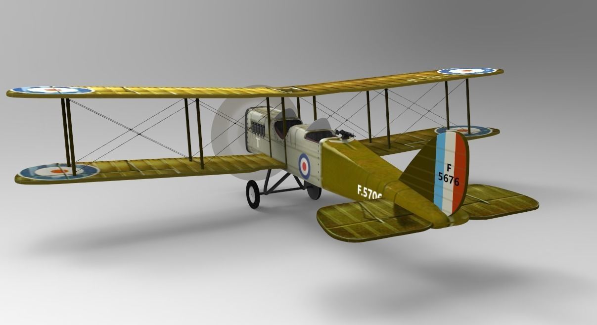 PLANE I WORLD WAR  3D model_0