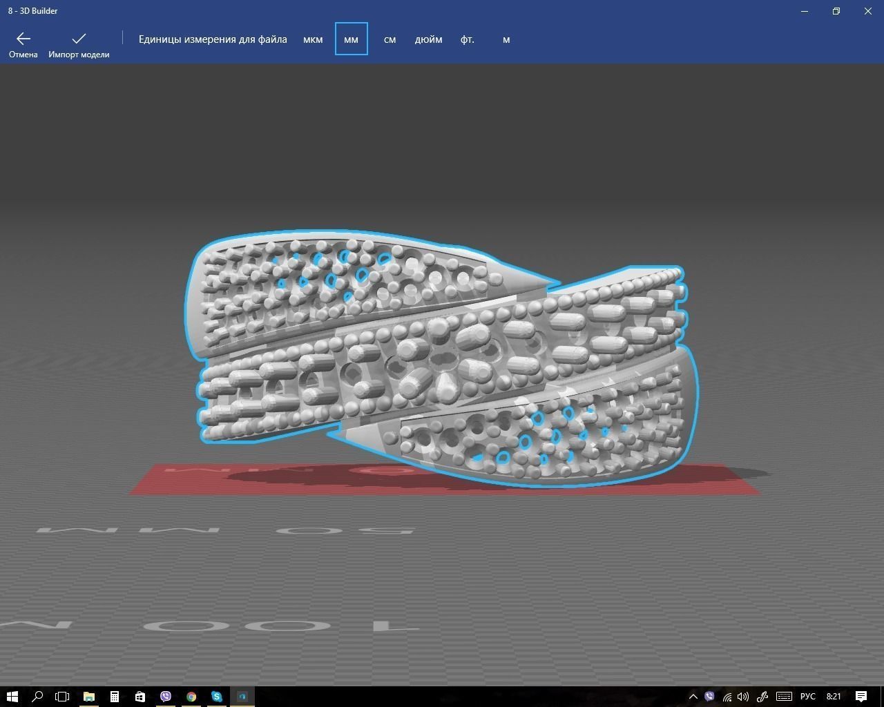 Ring diamond 3D print model_1