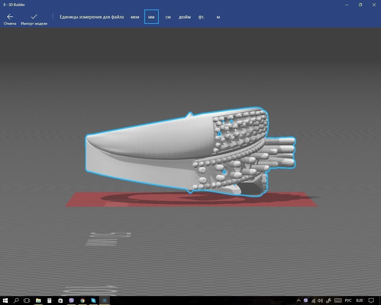 Ring diamond 3D print model_4