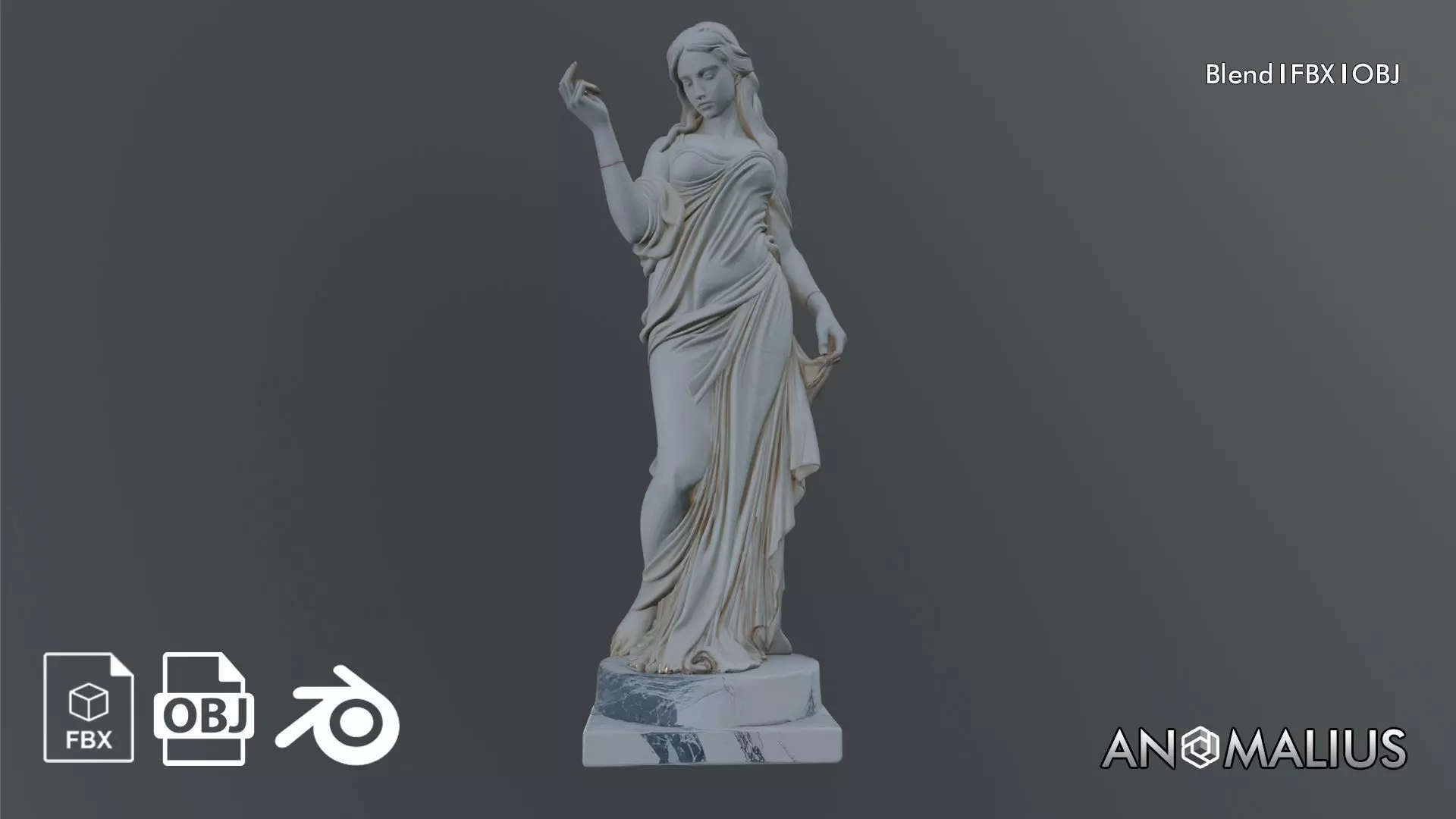 goddess statue 3D model