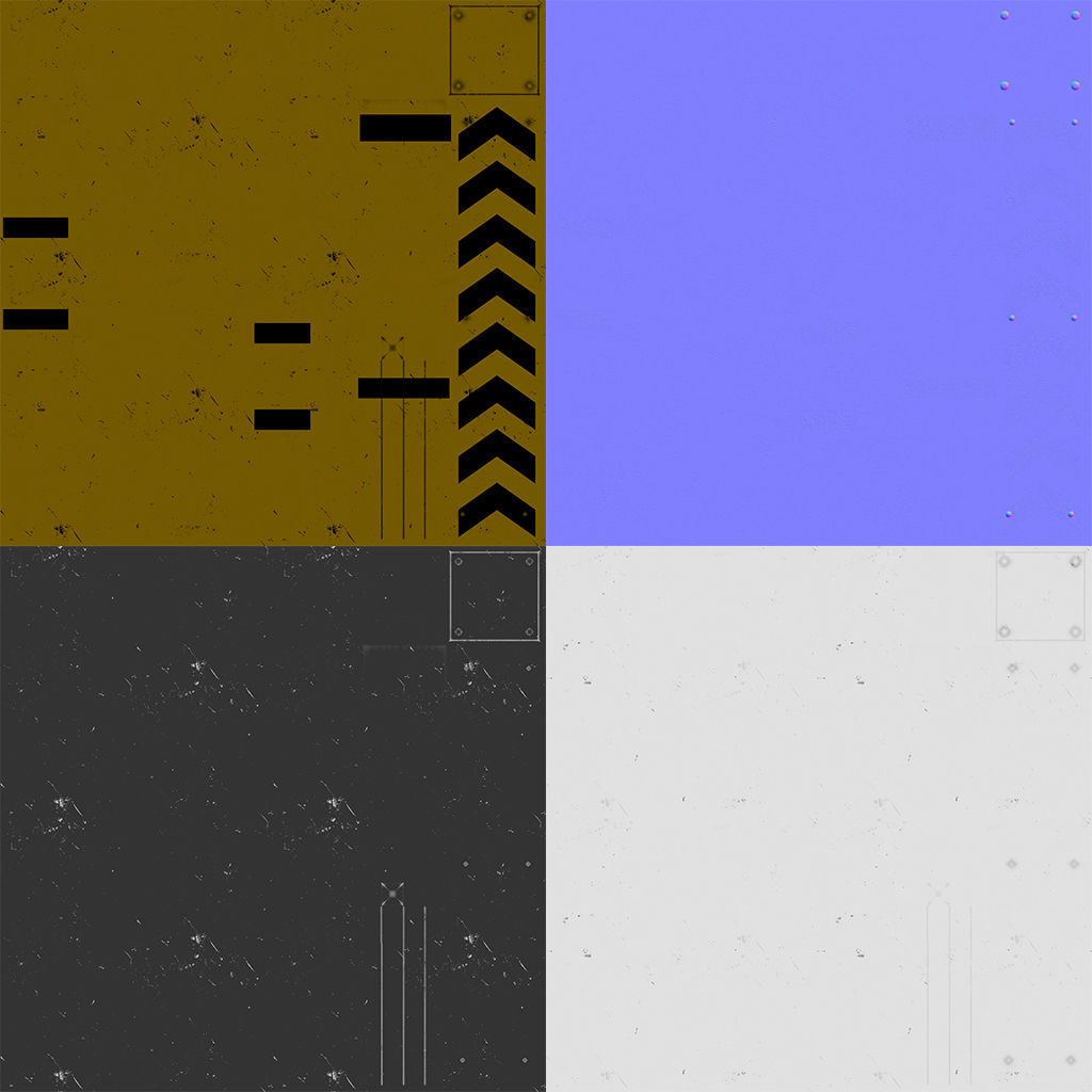 Road Barriers 3D model_9