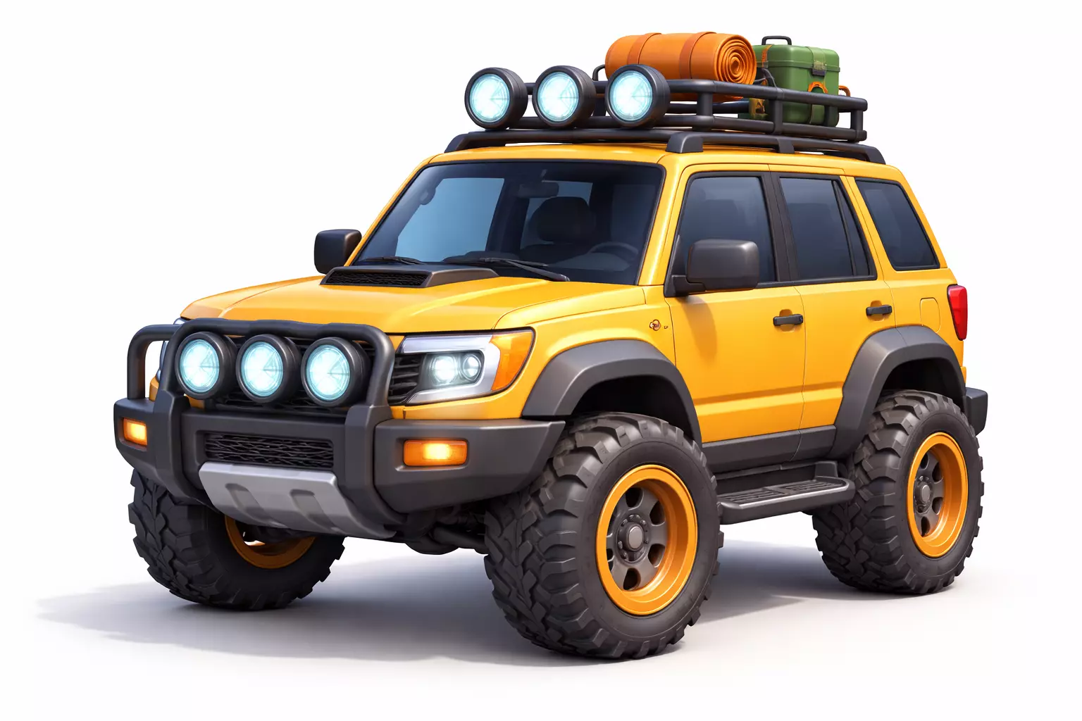Stylized Off-Road SUV 3D Model Adventure Vehicle 3D print model