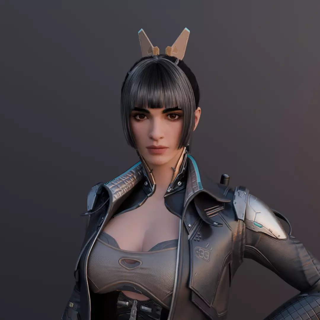 Hailey silent kill 3D model