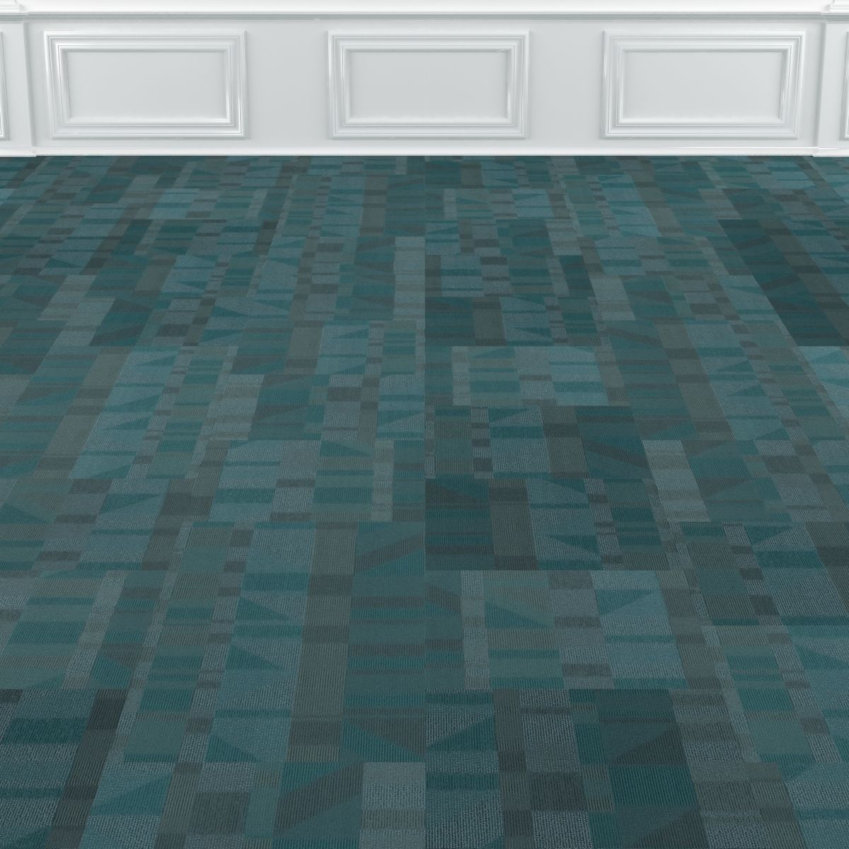 Wall to Wall Carpet Tile No 7 3D model_1