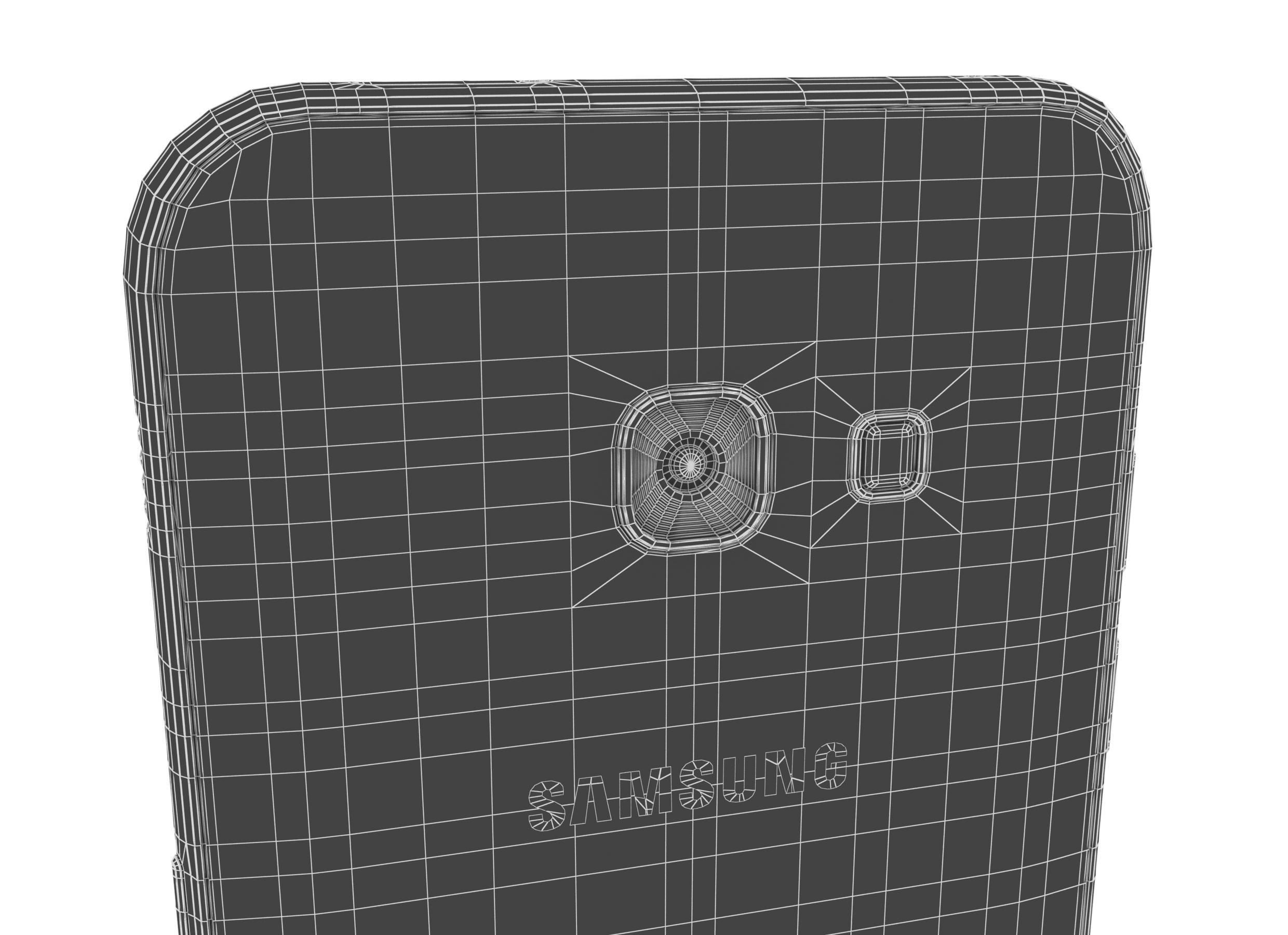 Samsung Galaxy A3 2017 Gold Sand 3D model_9