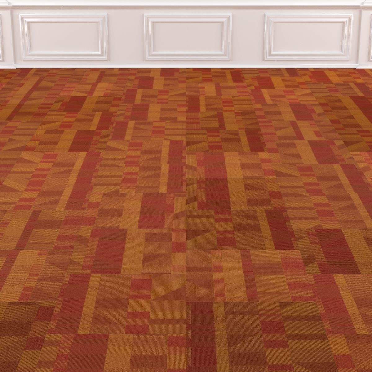 Wall to Wall Carpet Tile No 6 3D model_1