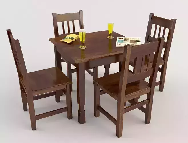 Table and Chairs - Cafe Bar 