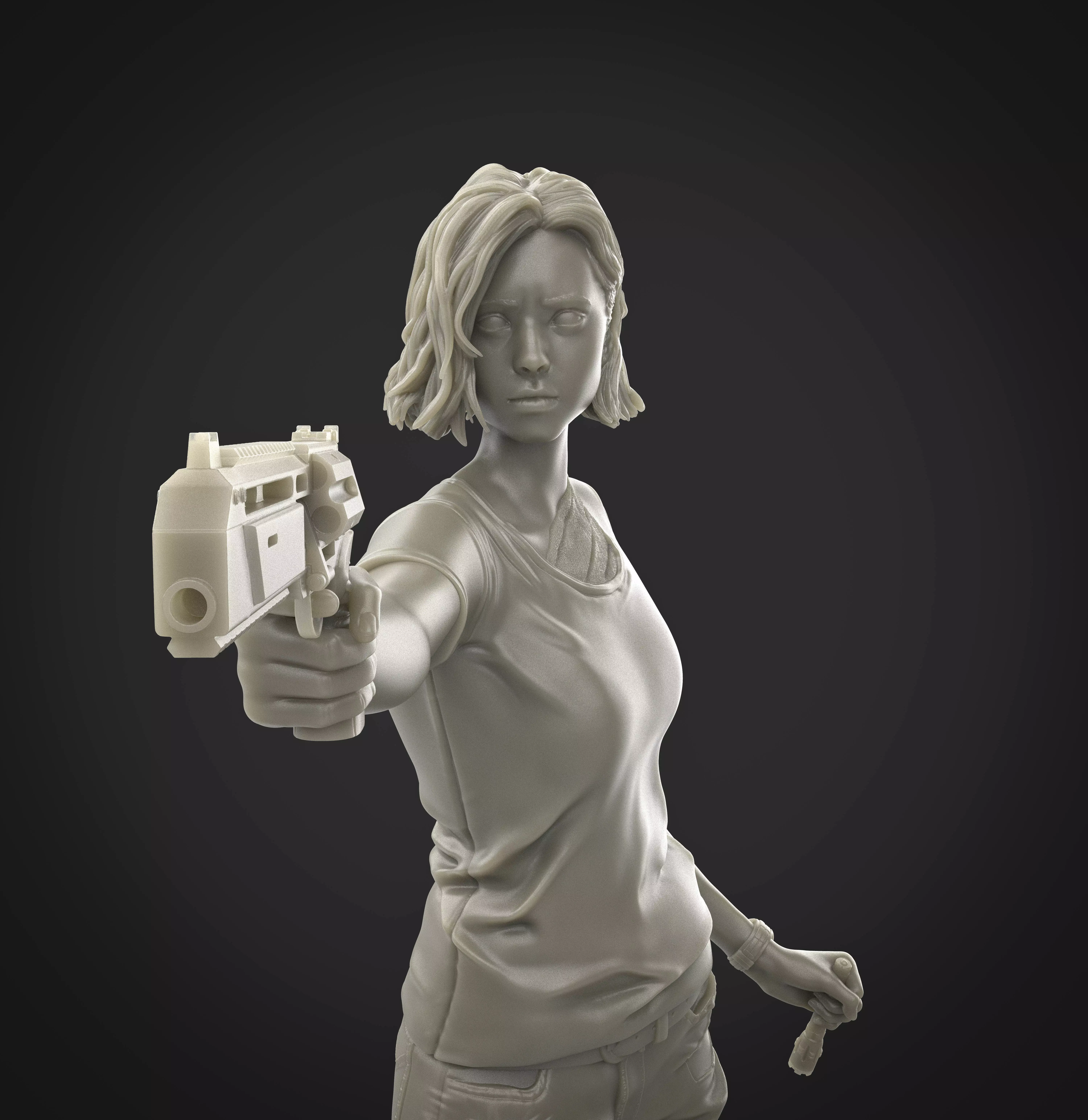 grace ashcroft residente evil fan art 3D print model
