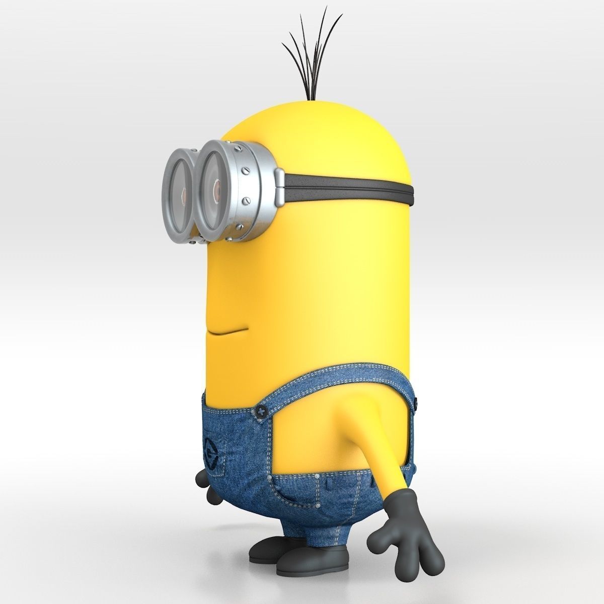 Tall Minion 3D model_3