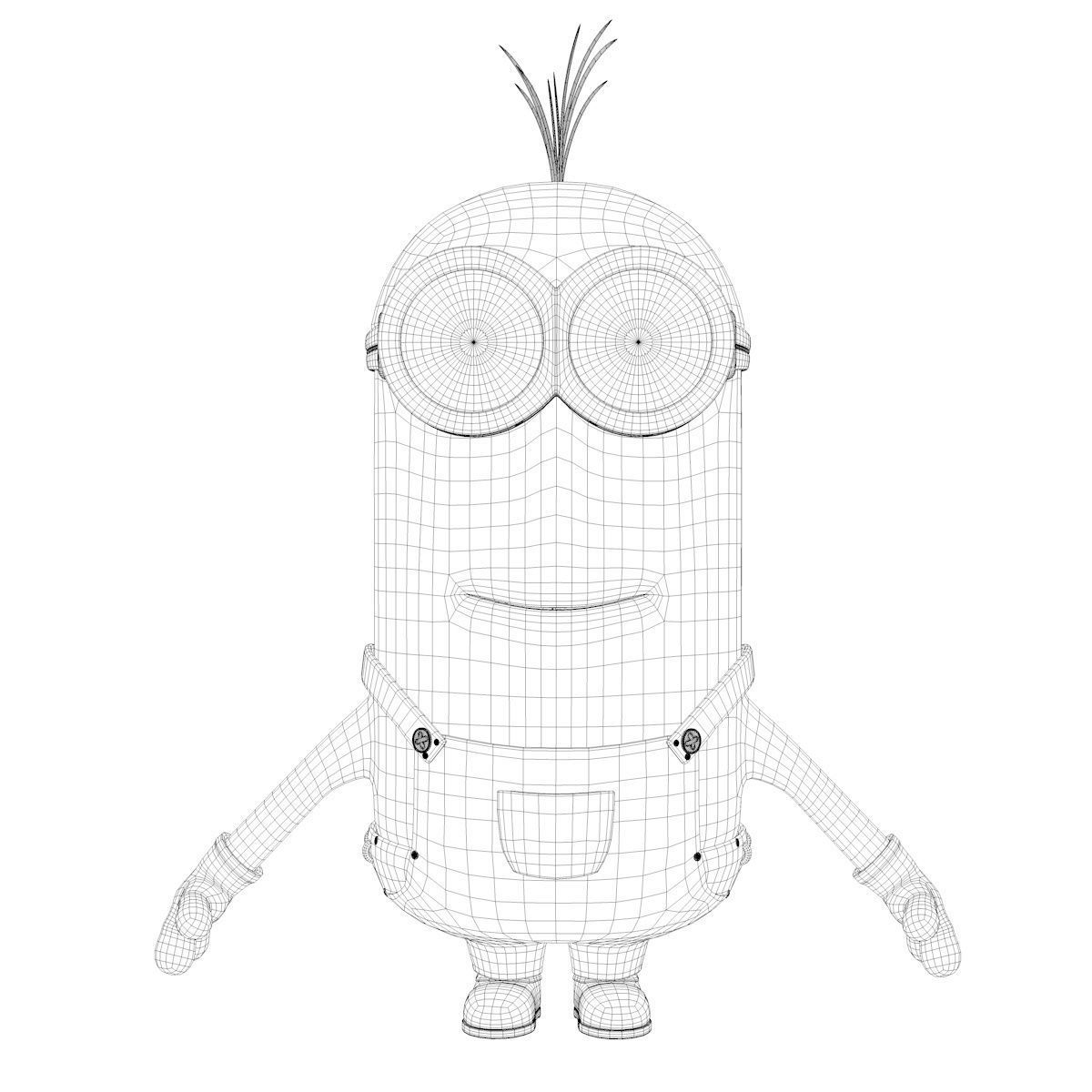 Tall Minion 3D model_12