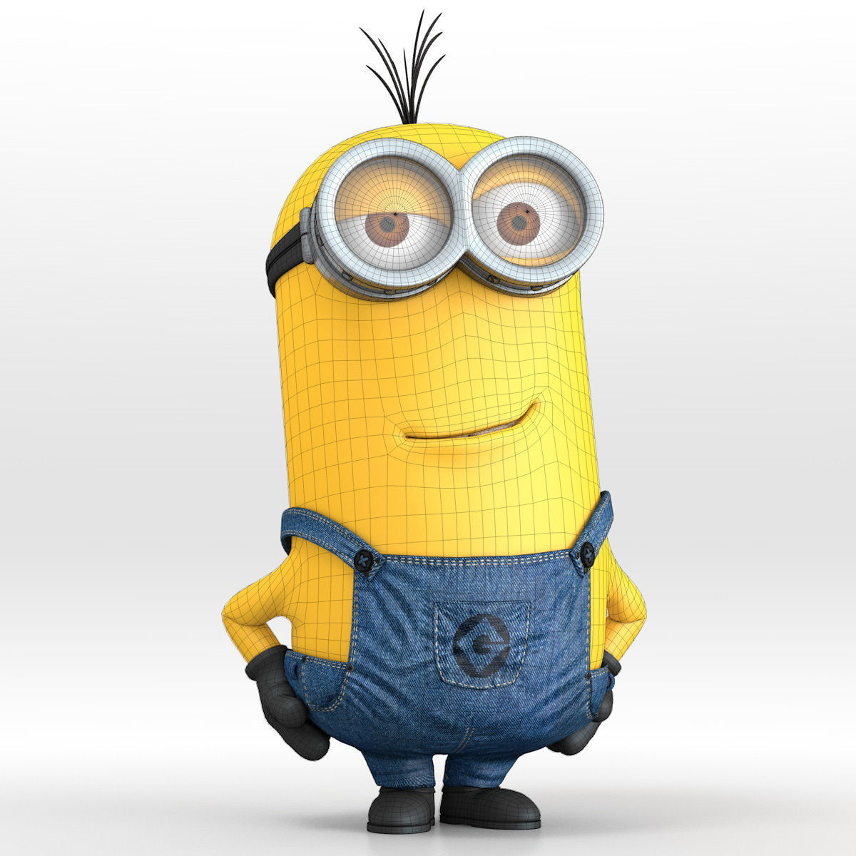 Tall Minion 3D model_10