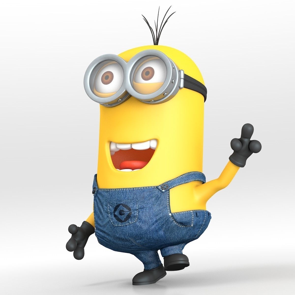 Tall Minion 3D model_6