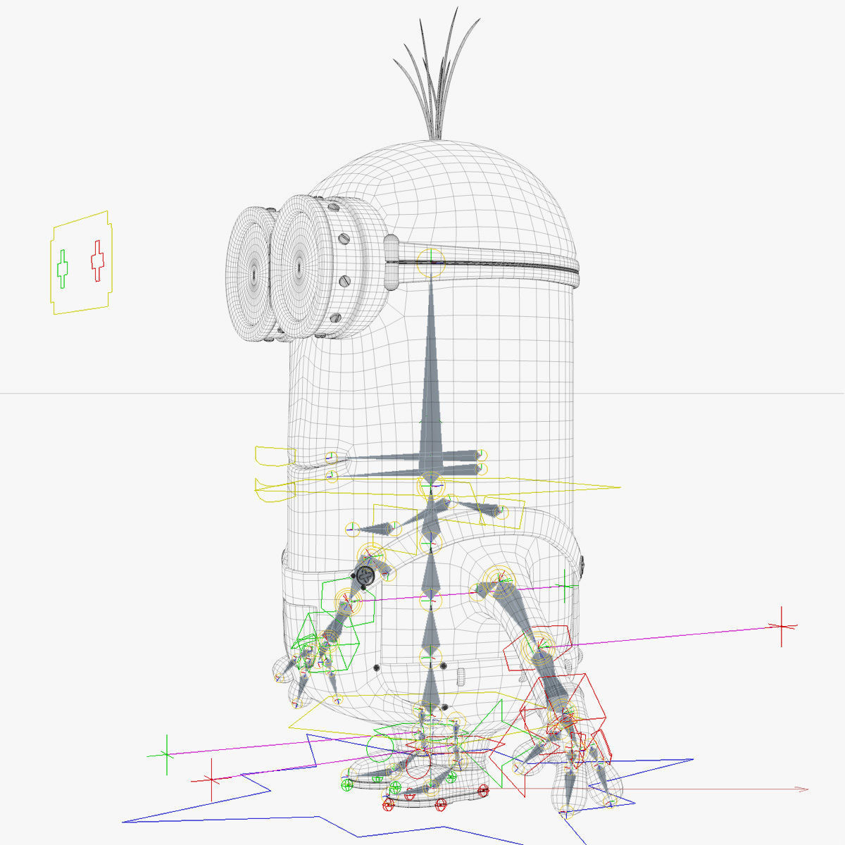 Tall Minion 3D model_11