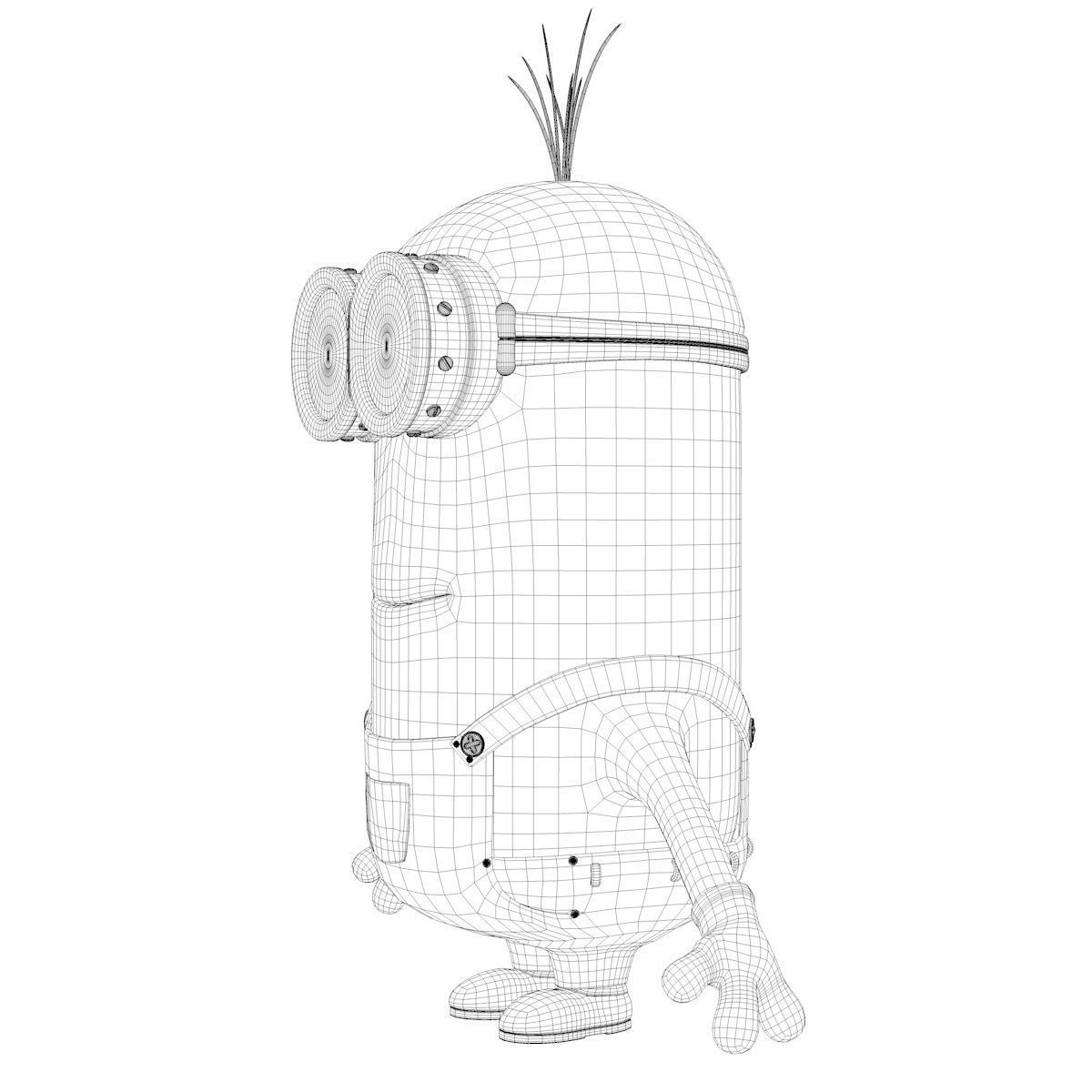 Tall Minion 3D model_13