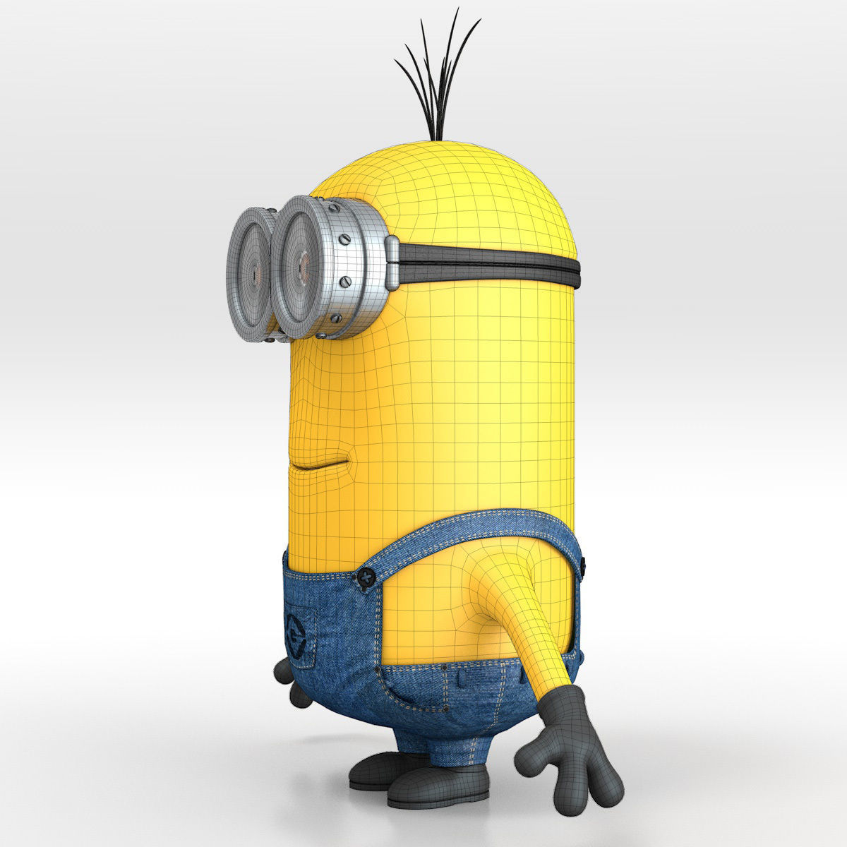 Tall Minion 3D model_4