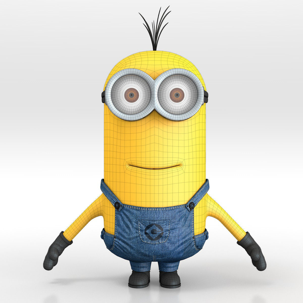 Tall Minion 3D model_2