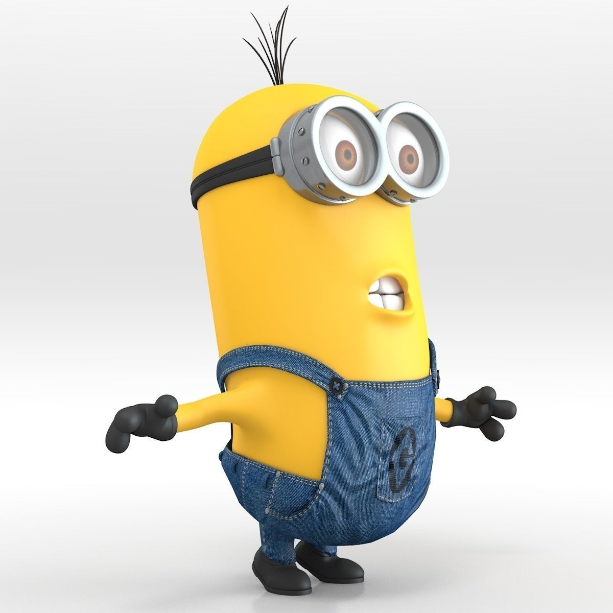 Tall Minion 3D model_9