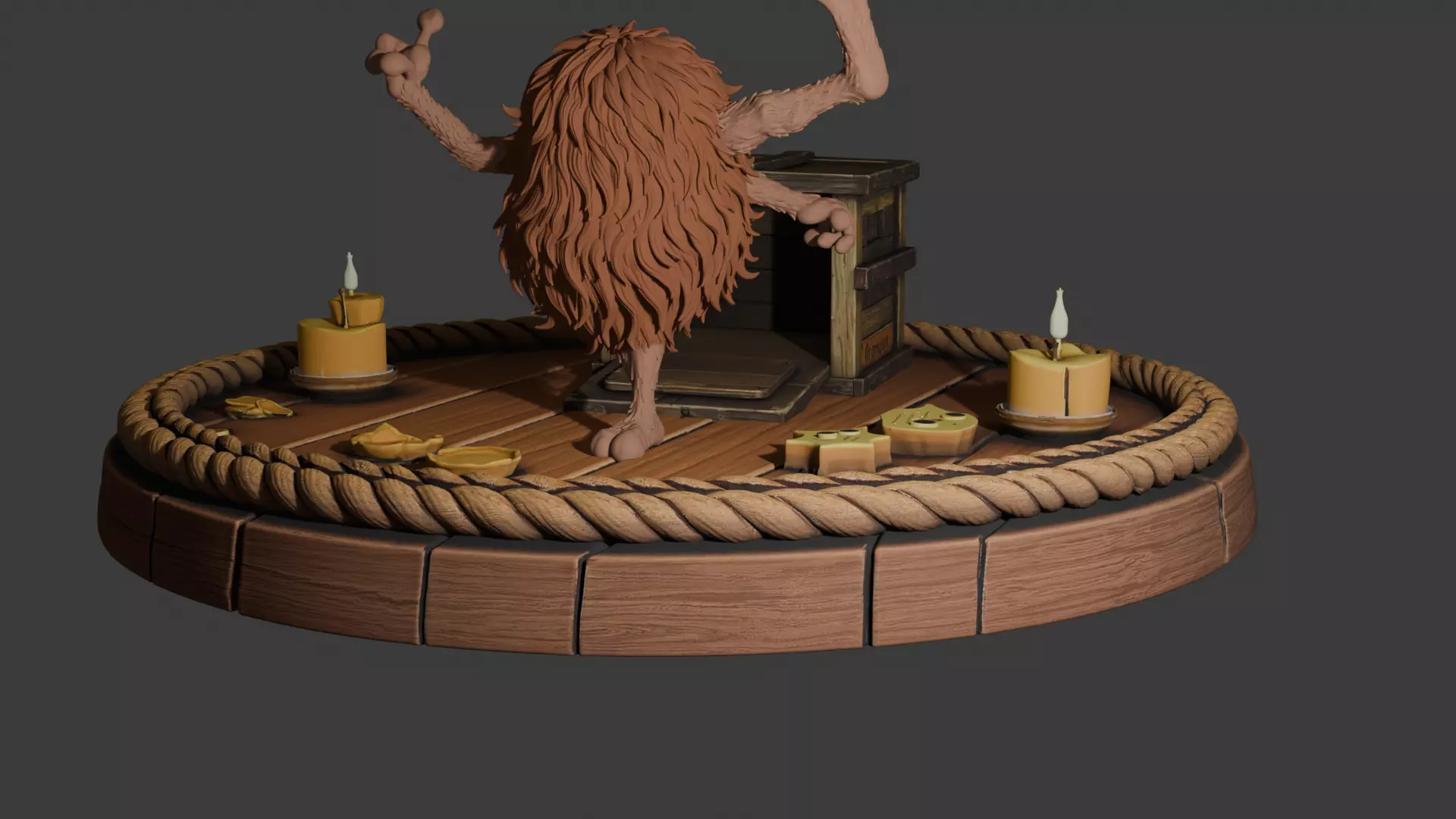 Wild Mike Barnyard STL Cartoon Mike Maluco Segredos dos Animais 3D print model