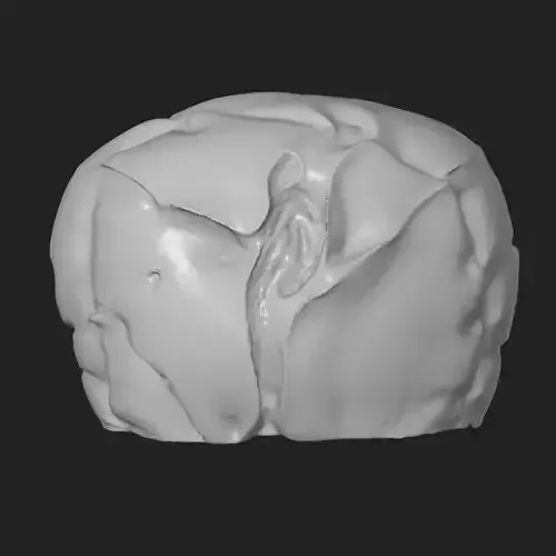 Artisan Bread Loaf 3D print model 3