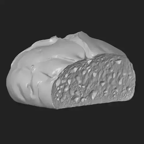 Artisan Bread Loaf 3D print model