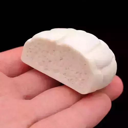 Artisan Bread Loaf 3D print model 2