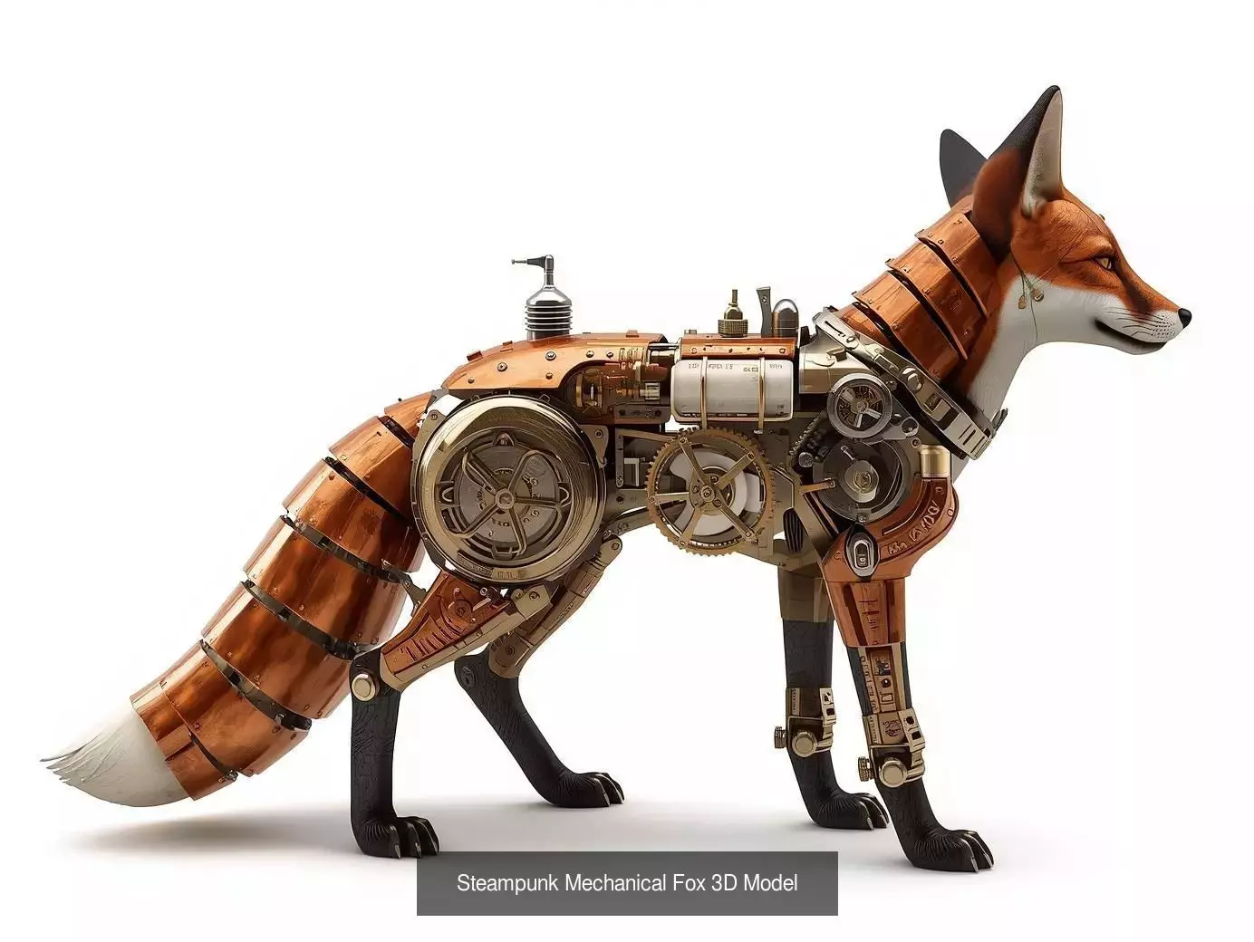 Steampunk Mechanical Creatures Collection 3D Model Pack