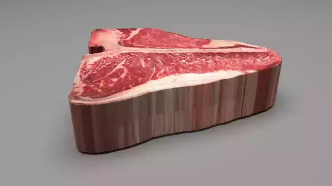T Bone Beef Steak 3D model