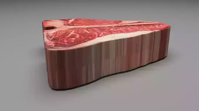 T Bone Beef Steak 3D model 6