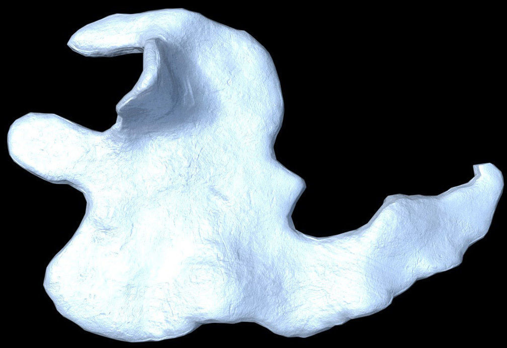 Snow Floor - PBR - Textured Low-poly 3D model_1