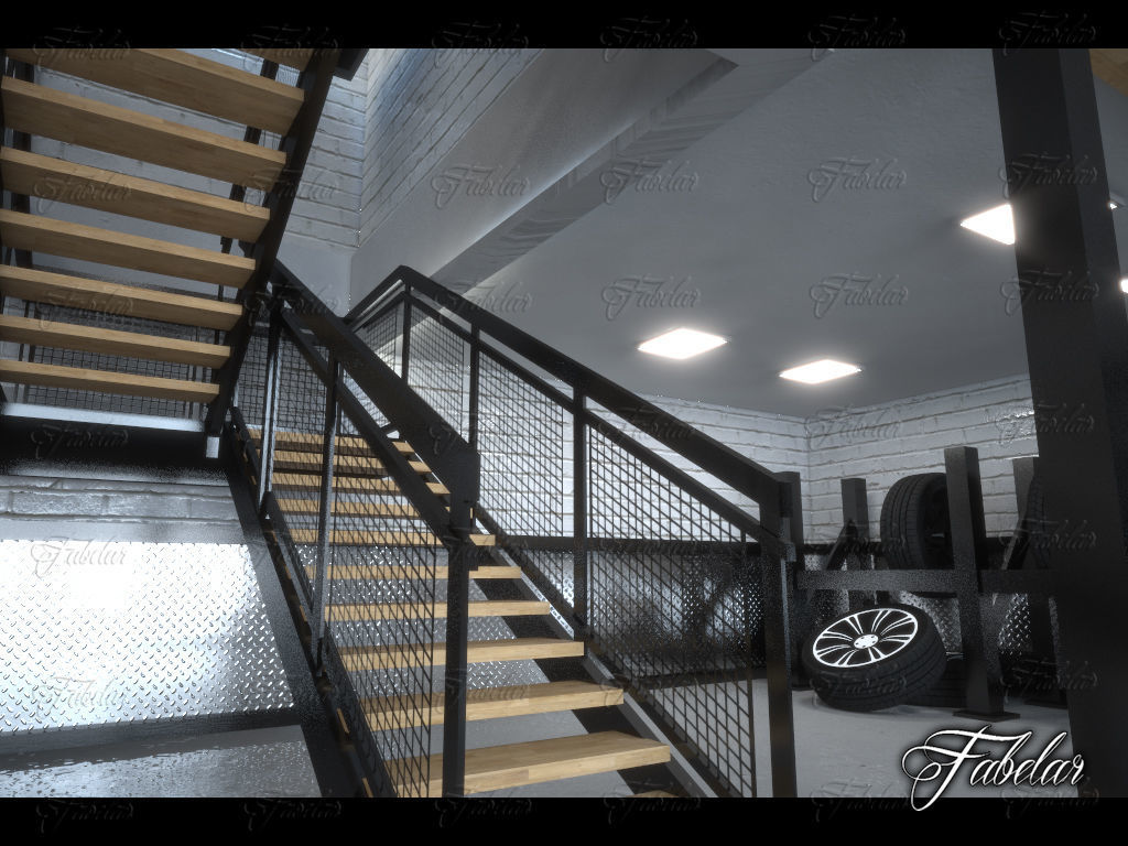 Garage 01 3D model_4